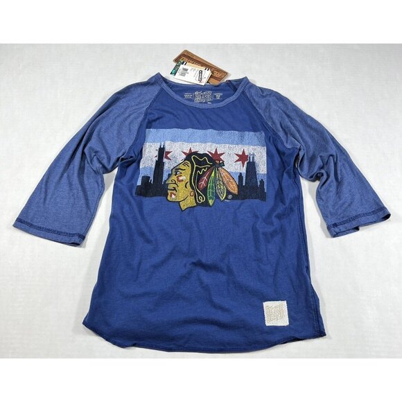 Original Retro Brand Other - Chicago Blackhawks Retro Brand Youth T Shirt Size Small 3/4 Sleeve